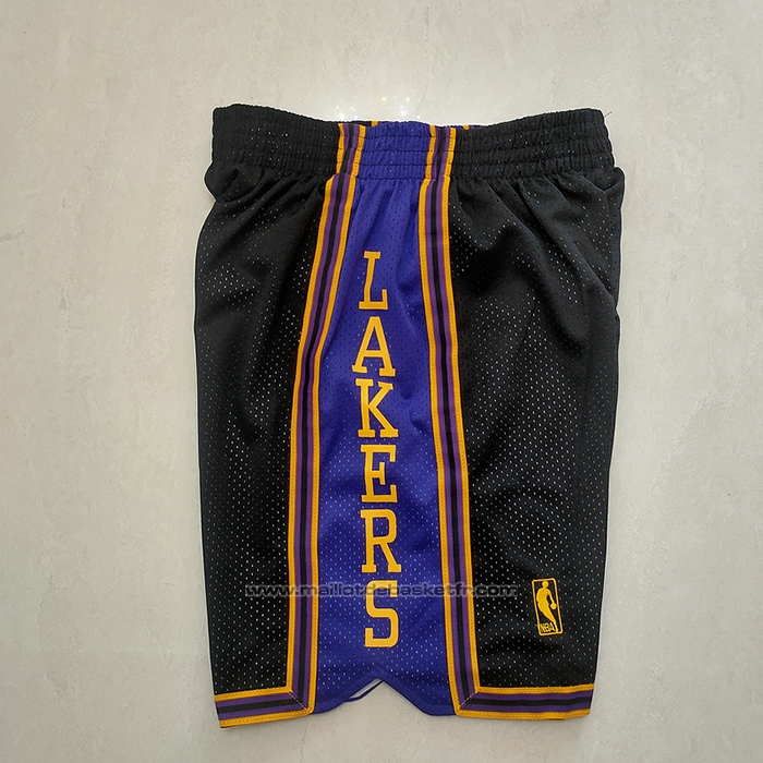Short Los Angeles Lakers Mitchell & Ness Noir